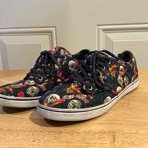 Vans Space Cat Pattern Sneakers Size 8